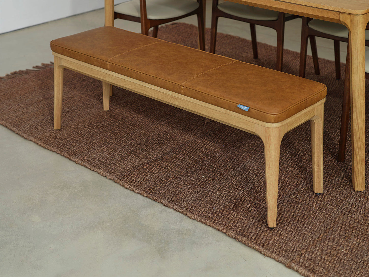 Dining Bench 01, Oak / Maple
