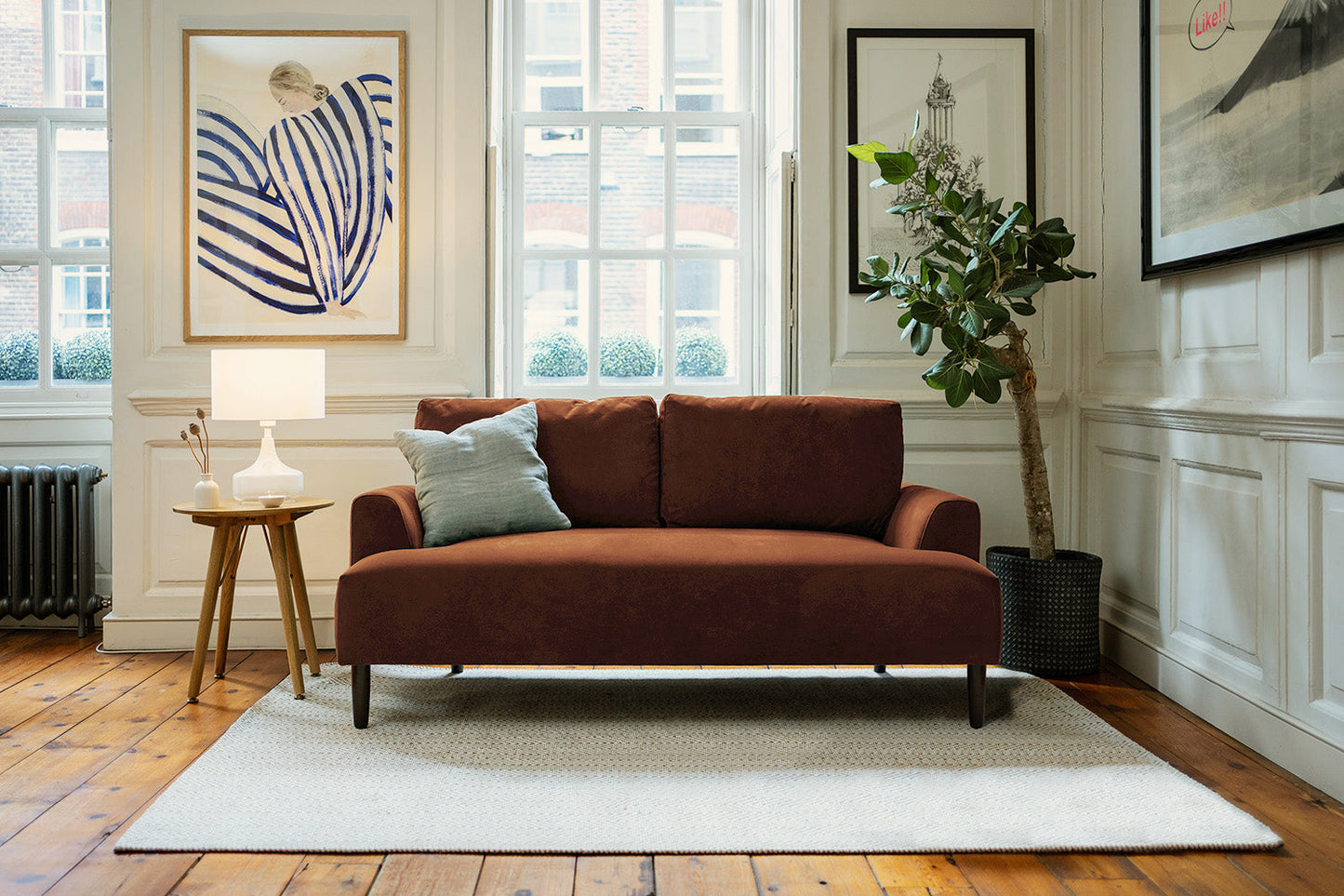 Model 05 2-Seater Sofa, Umber