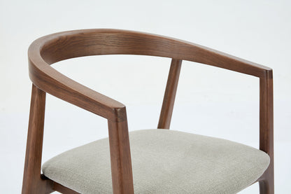 Dining Chair 01 (set of 2), Walnut / Shadow