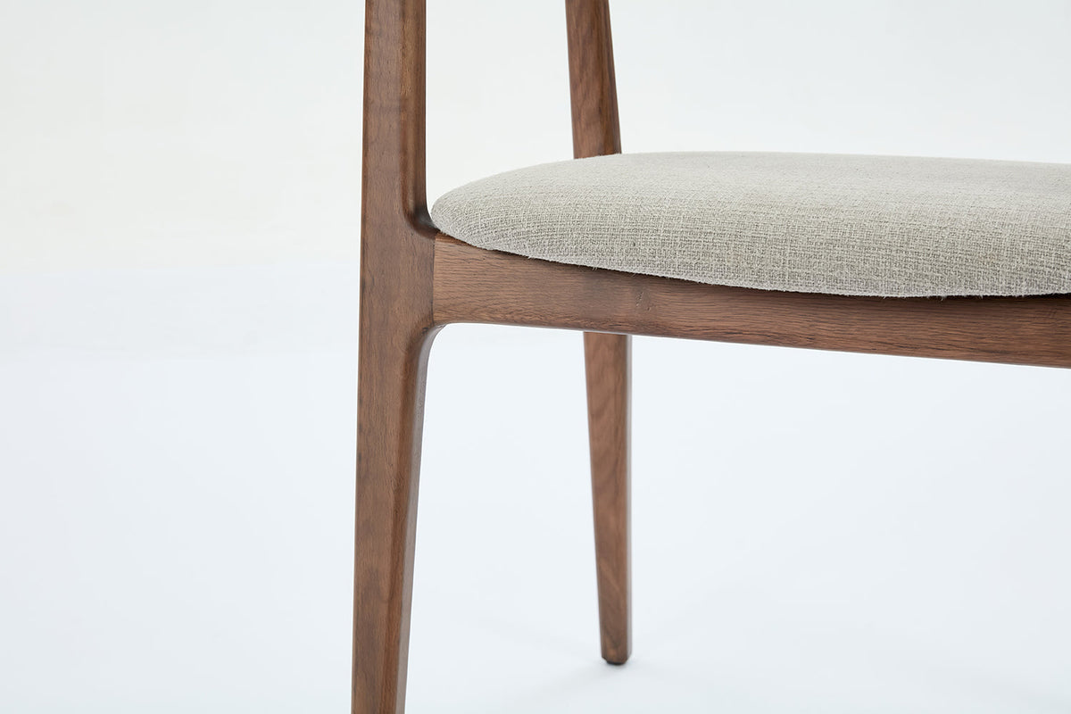 Dining Chair 01 (set of 2), Walnut / Shadow