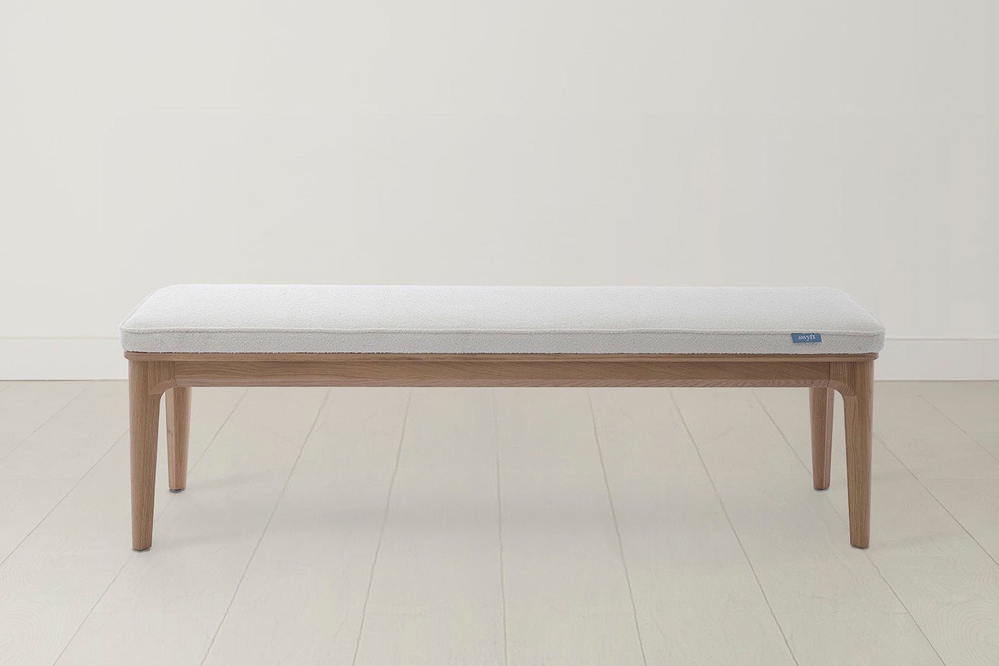 Dining Bench 01, Oak / Ivory