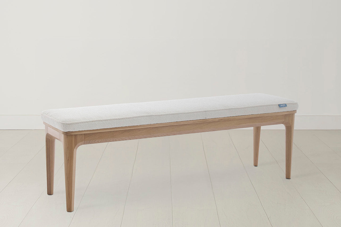 Dining Bench 01, Oak / Ivory