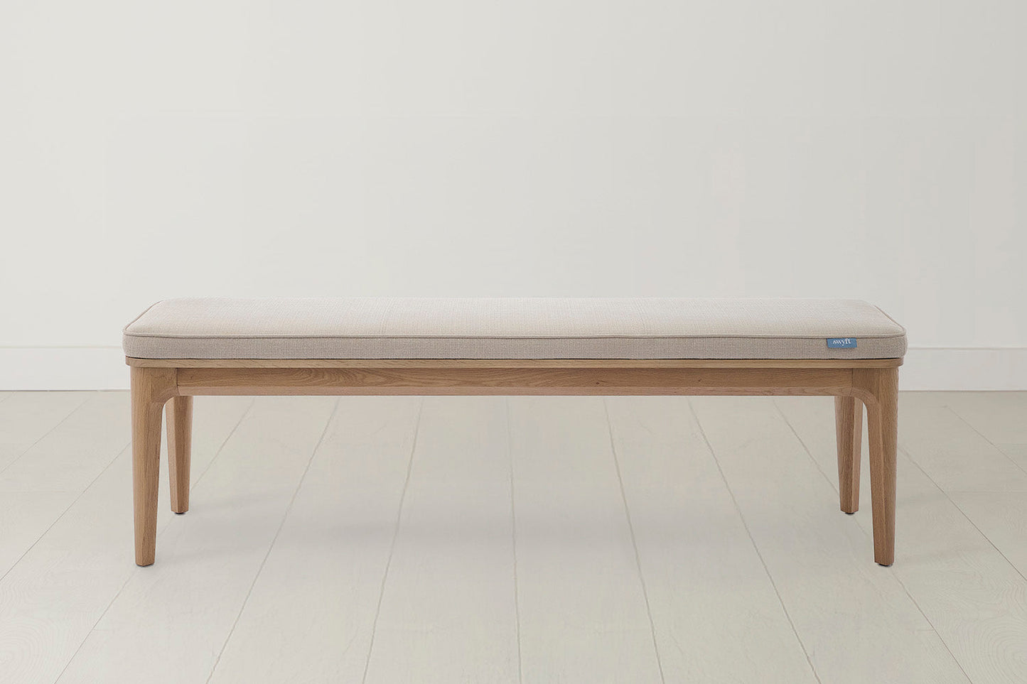 Esszimmerbank 01, Eiche / Hellbeige