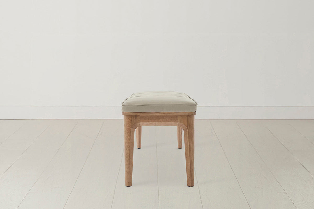 Dining Bench 01, Oak / Oyster