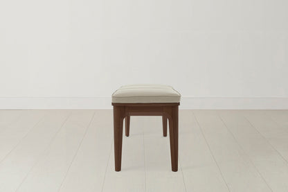 Dining Bench 01, Walnut / Oyster