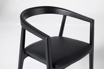 Dining Chair 01 (set of 2), Black / Black