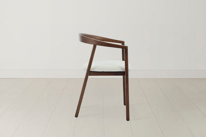 Dining Chair 01 (set of 2), Walnut / Ivory