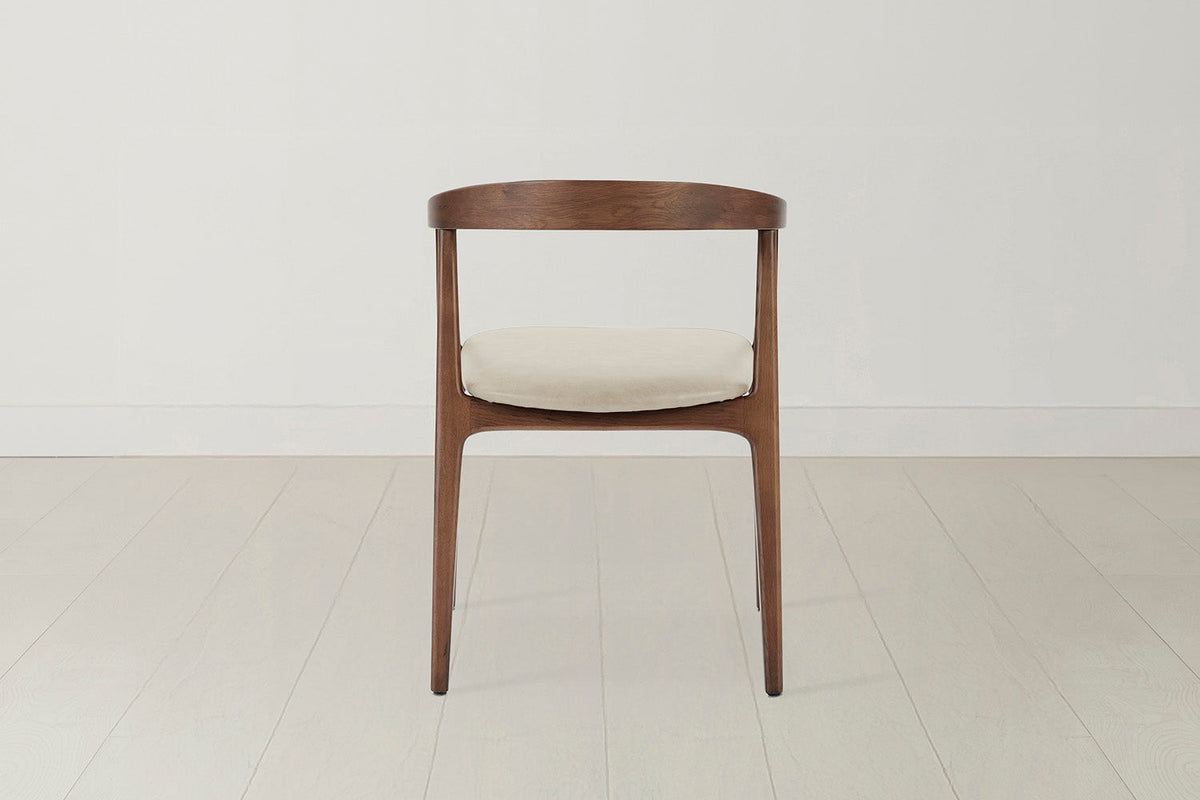 Dining Chair 01 (set of 2), Walnut / Oyster