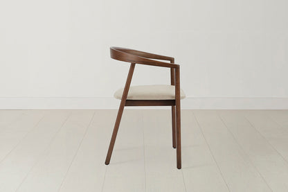 Dining Chair 01 (set of 2), Walnut / Oyster