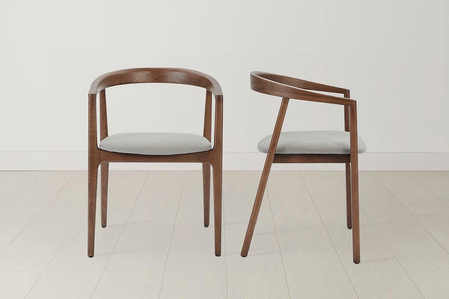Dining Chair 01 (set of 2), Walnut / Shadow