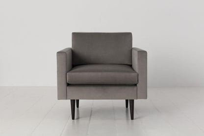 Sessel Model 01, Elefantengrau