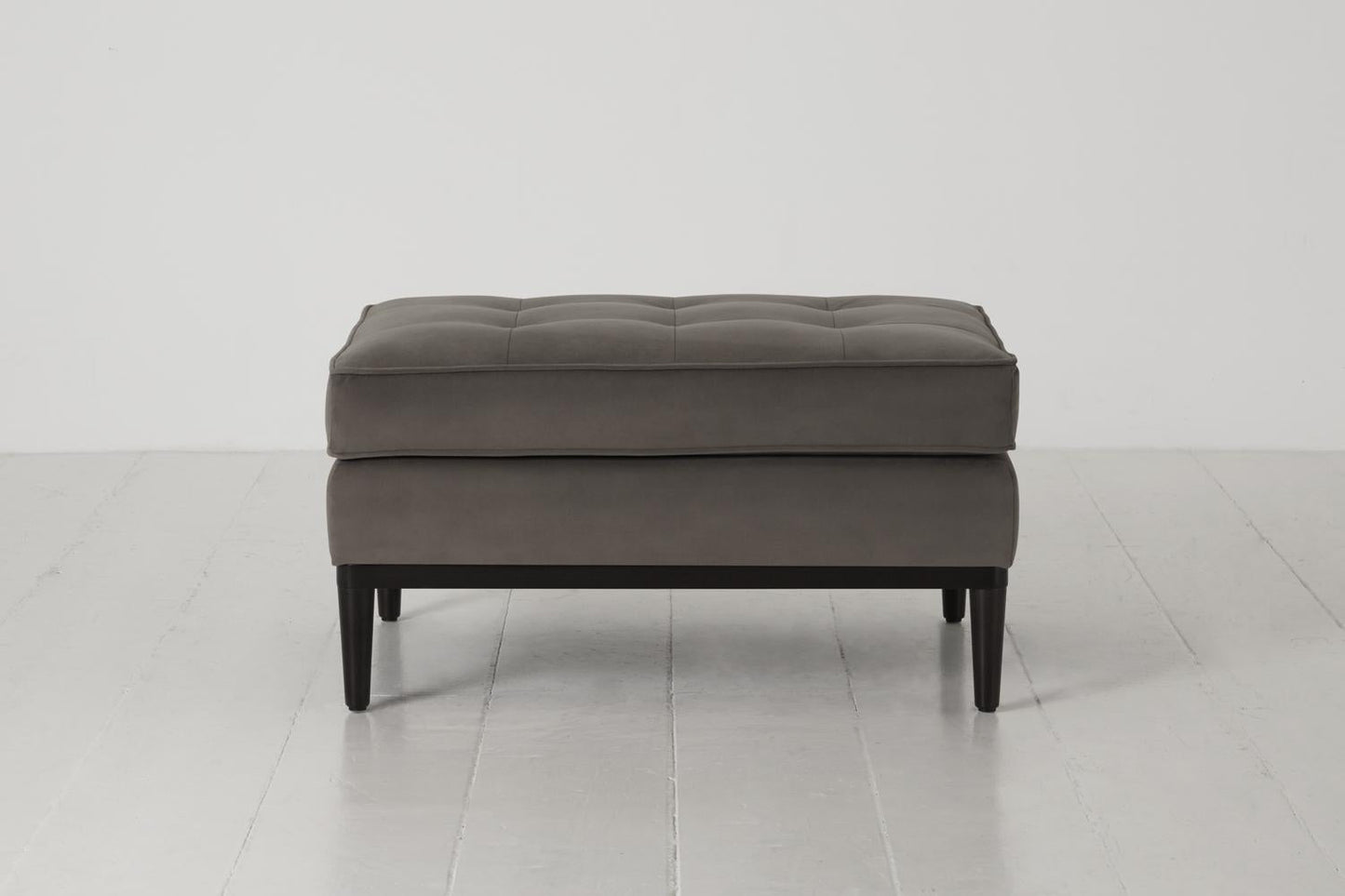 Polsterhocker Model 02, Elefantengrau