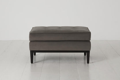 Polsterhocker Model 02, Elefantengrau
