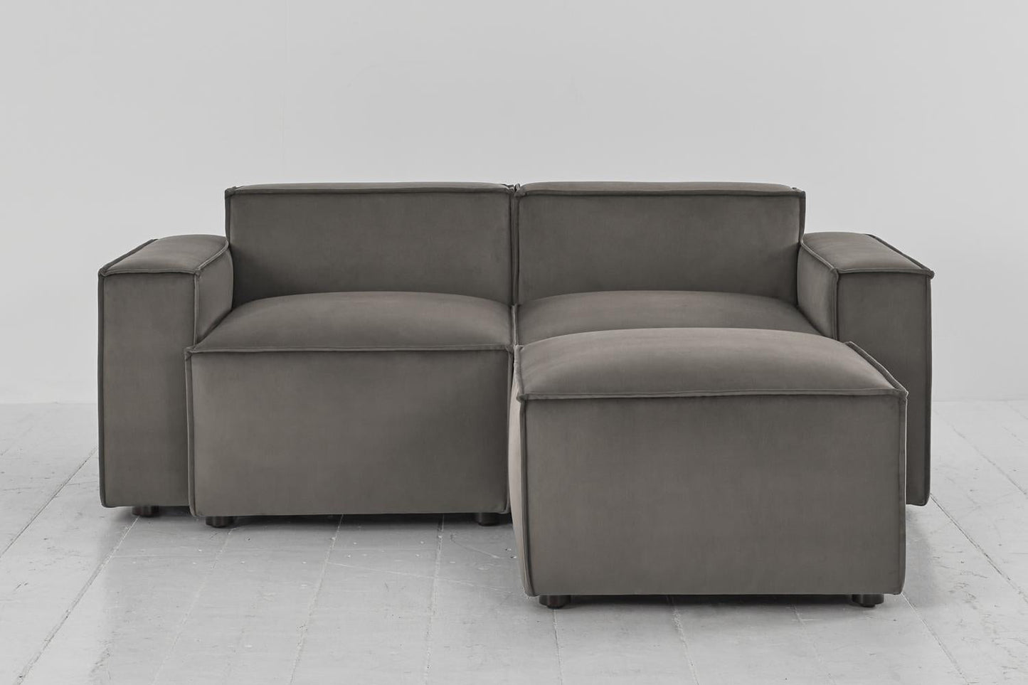 Model 03 2-Seater Right Chaise Sofa, Elephant