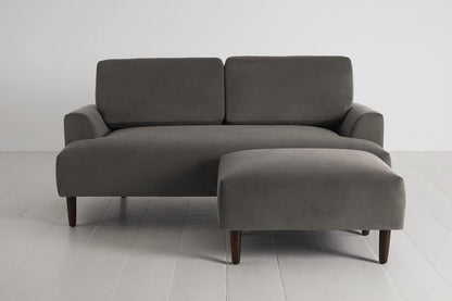 Model 05 Zweisitzer Sofa mit Hocker