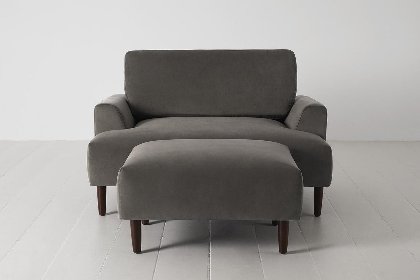 Chaiselongue Model 05, Elefantengrau