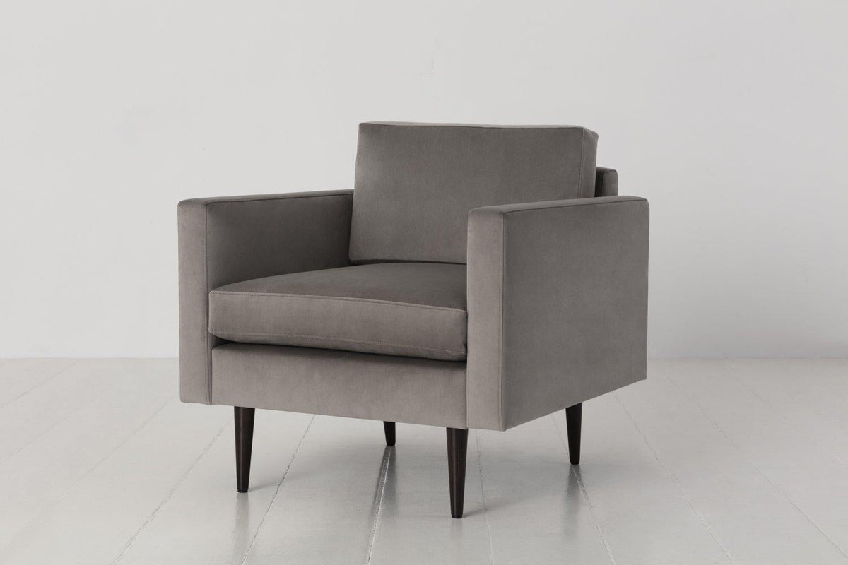 Sessel Model 01, Elefantengrau