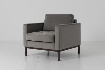 Sessel Model 02, Elefantengrau