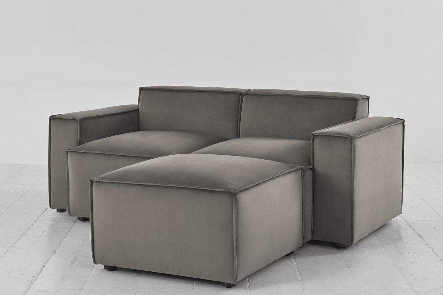 Model 03 2-Seater Right Chaise Sofa, Elephant