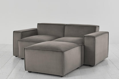 Model 03 2-Seater Right Chaise Sofa, Elephant