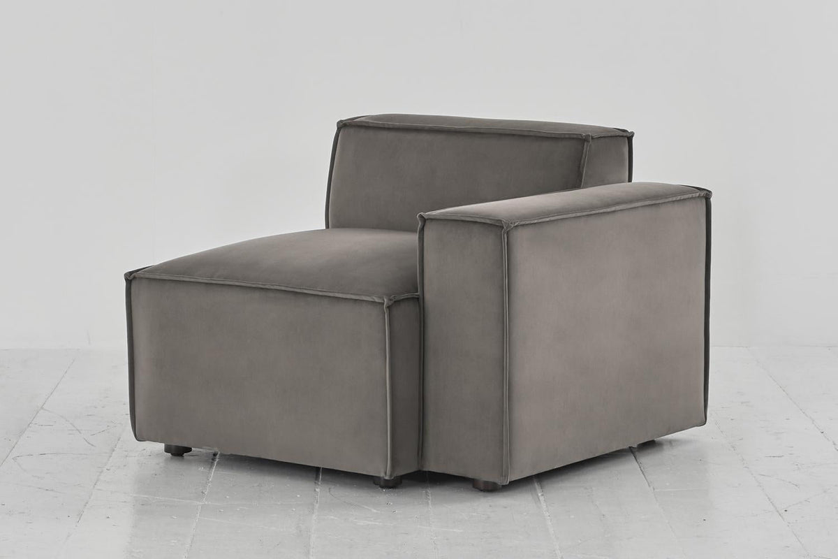 Model 03 Right Arm Sofa Module, Elephant