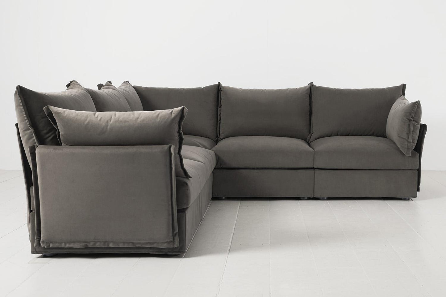 Model 06 Corner Sofa with Ottoman, Elephant