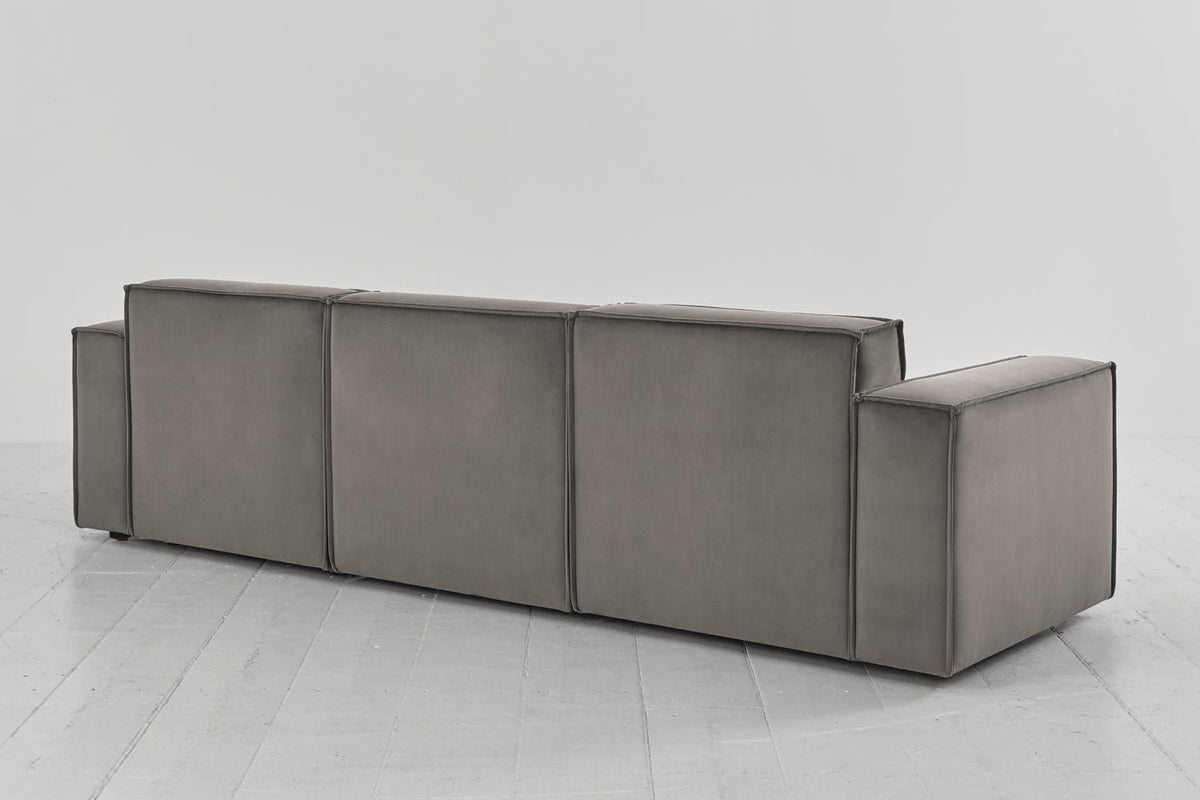 Dreisitzer-Sofa Model 03, Elefantengrau