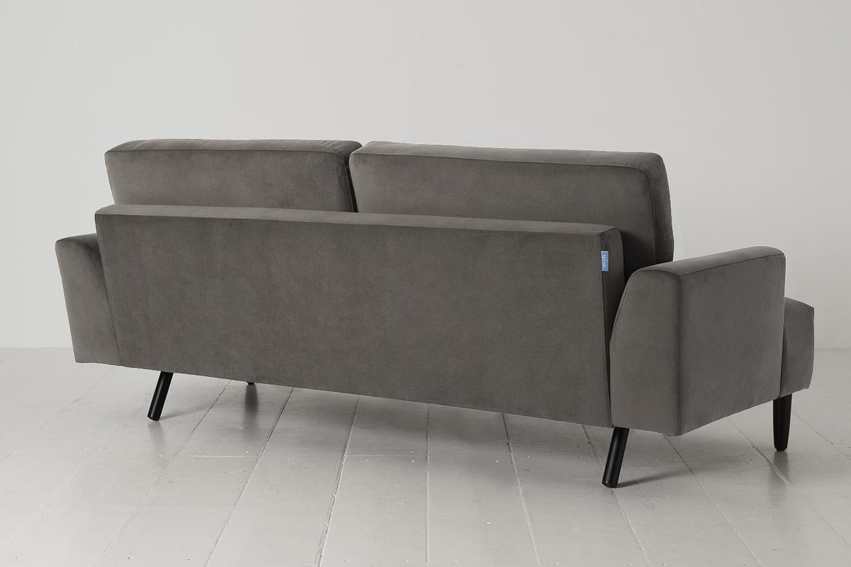 Dreisitzer-Sofa Model 05, Elefantengrau