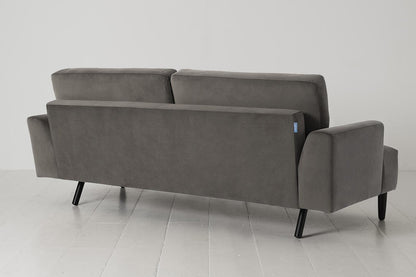 Dreisitzer-Sofa Model 05, Elefantengrau