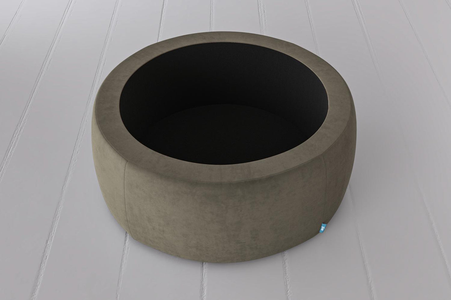 Polsterhocker 01, Elefantengrau