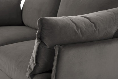 Model 06 2-Seater Left Chaise Sofa, Elephant