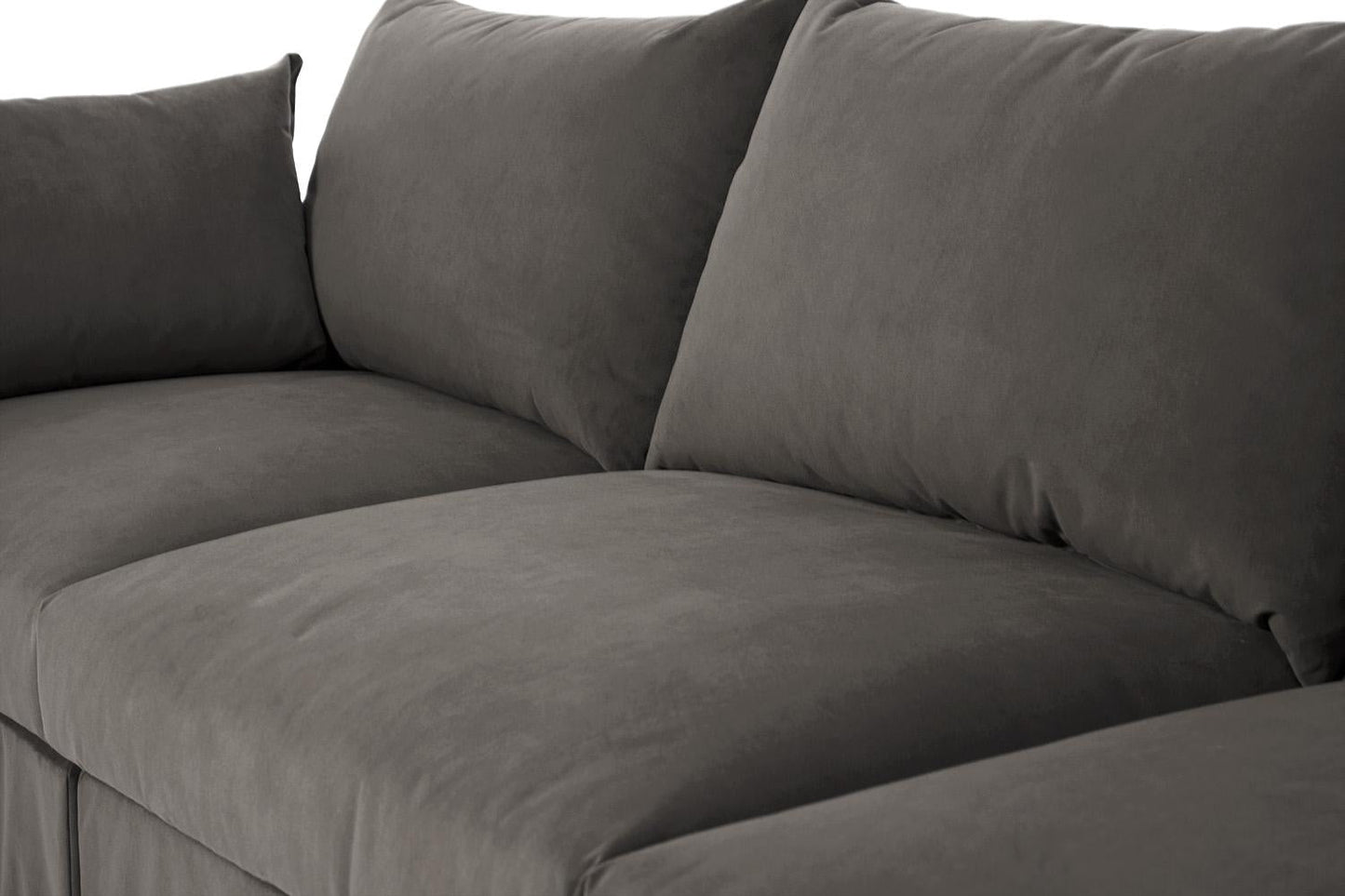 Model 06 Corner Sofa with Ottoman, Elephant