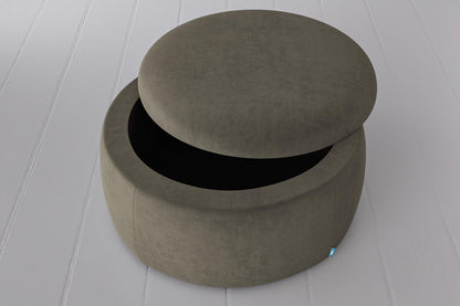 Polsterhocker 01, Elefantengrau