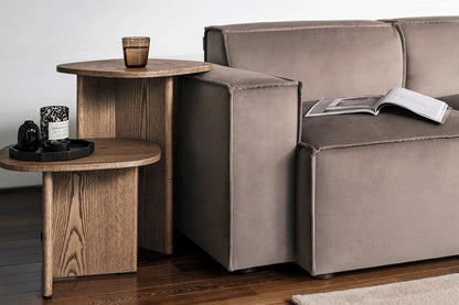 Dreisitzer-Sofa Model 03, Elefantengrau