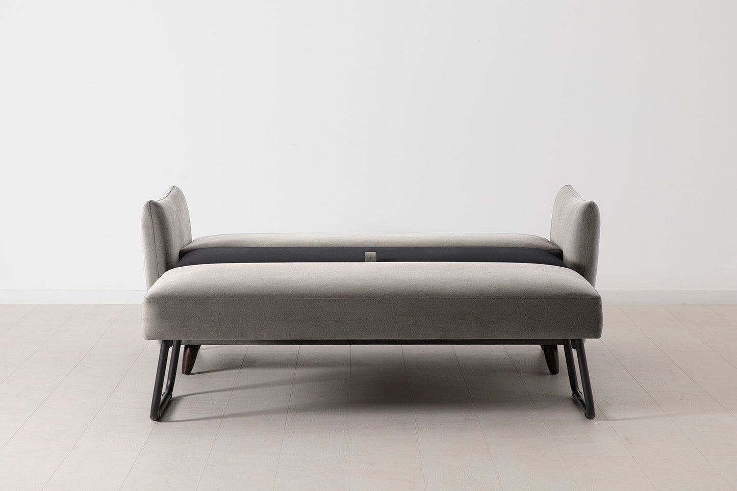 2,5-Sitzer-Schlafsofa Model 08, Elefantengrau