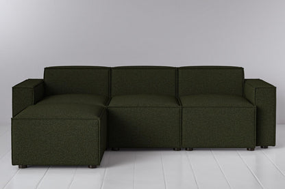 Model 03 3-Seater Left Chaise Sofa, Fern