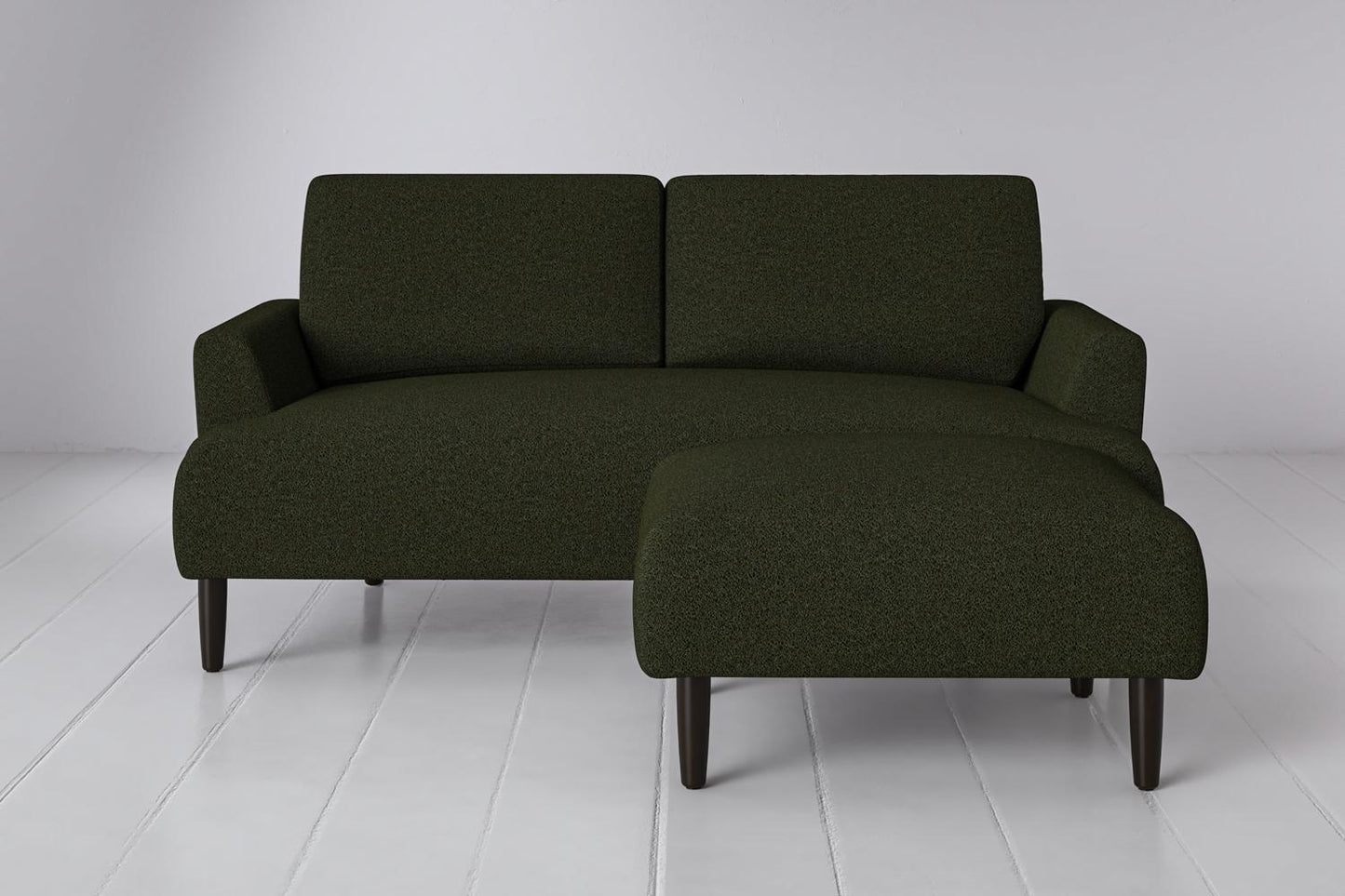 Model 05 Zweisitzer Sofa mit Hocker