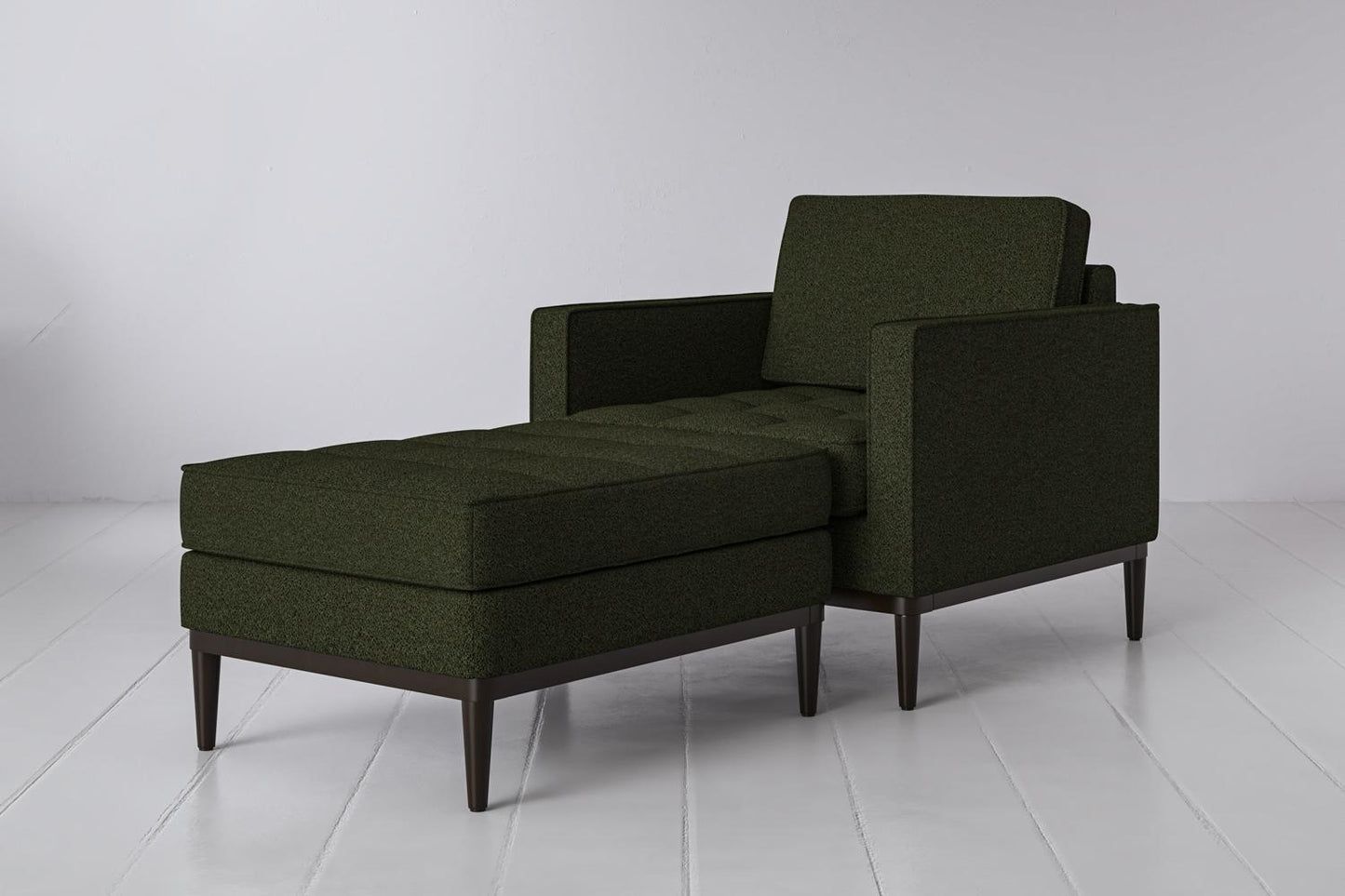Chaiselongue Model 02, Farngrün