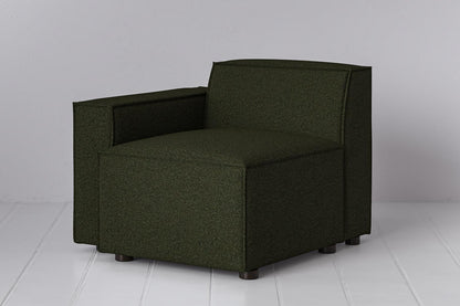 Model 03 Left Arm Sofa Module, Fern