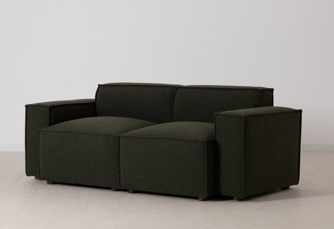 Zweisitzer-Sofa Model 03, Farngrün