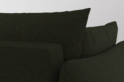 Model 08 Zweisitzer-Schlafsofa , Farngrün