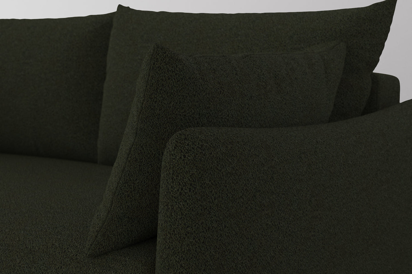 Model 08 Zweisitzer-Schlafsofa , Farngrün
