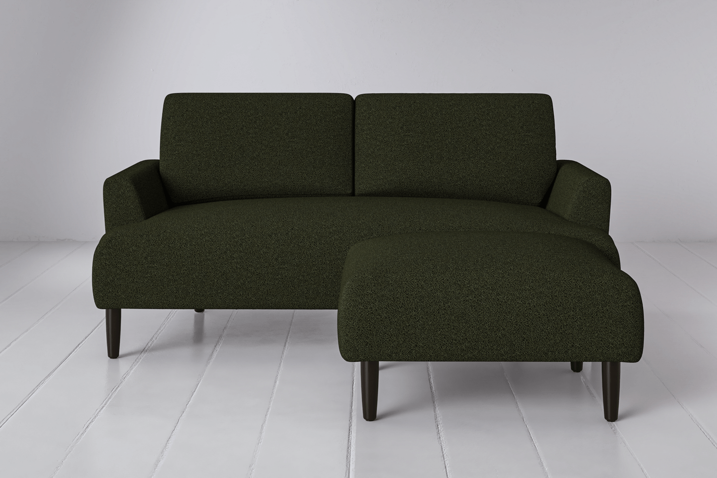 Model 05 Zweisitzer Sofa mit Hocker