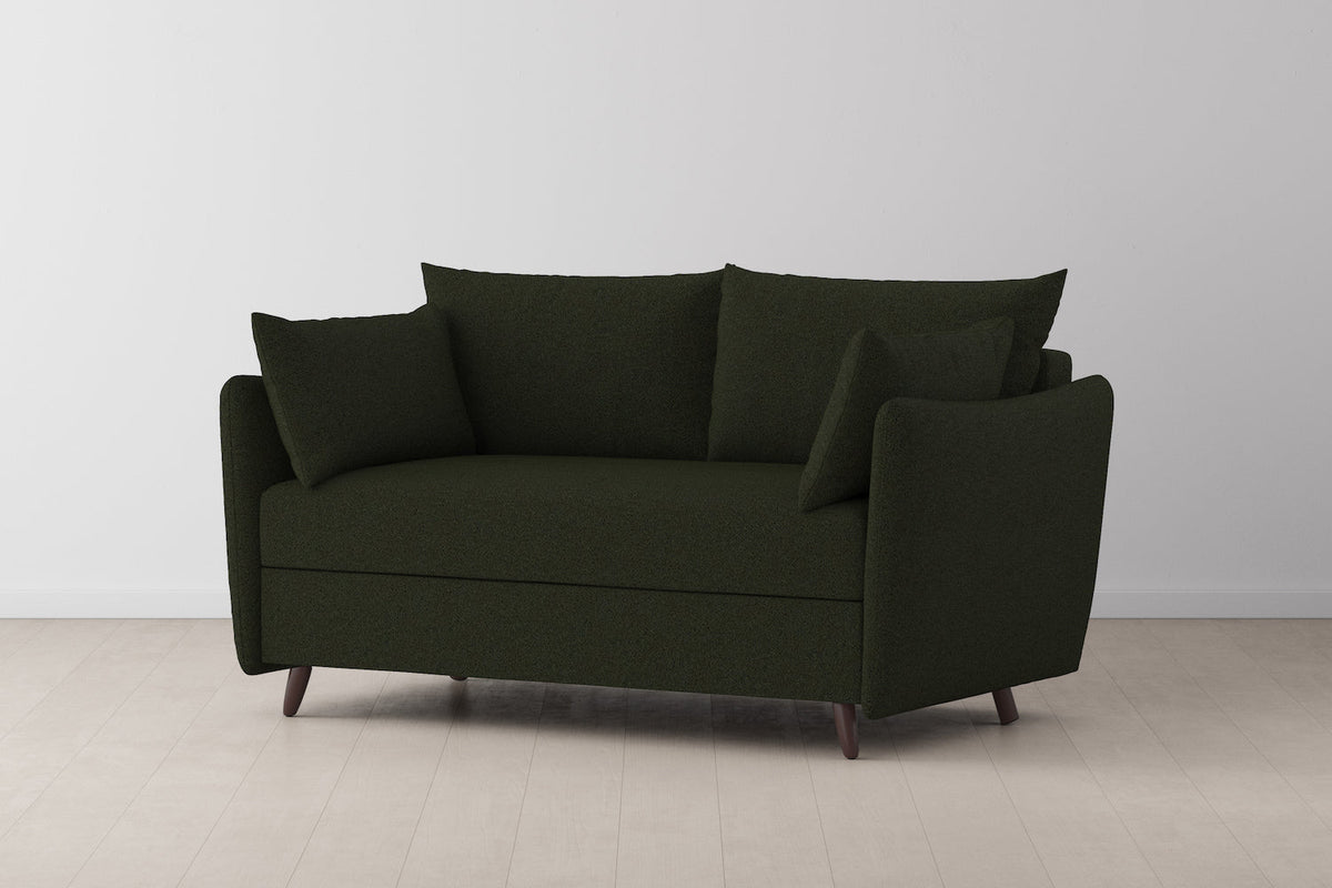 Model 08 Zweisitzer-Schlafsofa , Farngrün