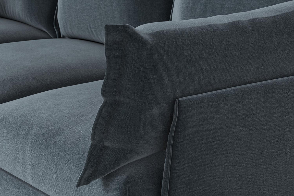 Dreisitzer-Sofa Model 06, Wasserblau