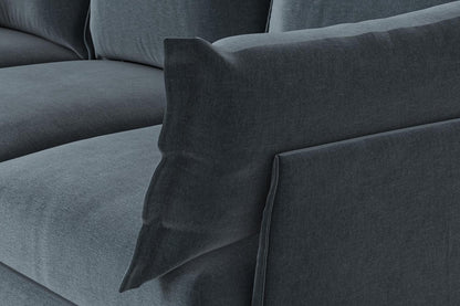 Dreisitzer-Sofa Model 06, Wasserblau