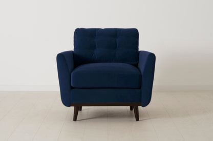 Sessel Model 10, Indigoblau