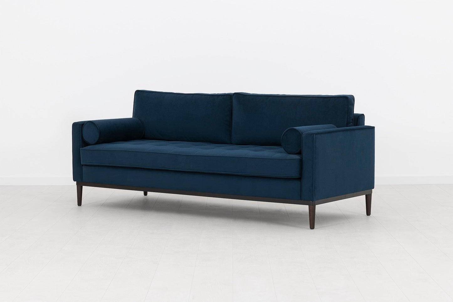 Model 02 Dreisitzer-Schlafsofa , Indigoblau
