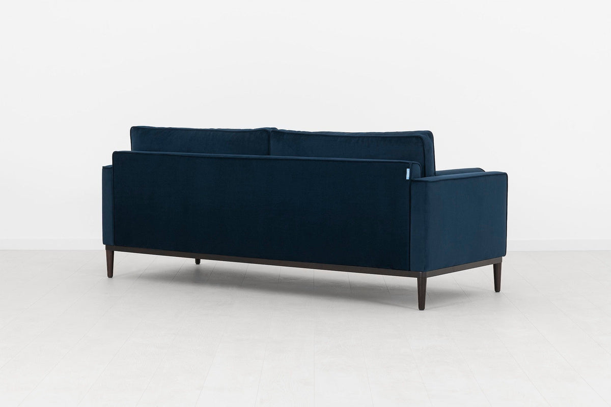 Model 02 Dreisitzer-Schlafsofa , Indigoblau