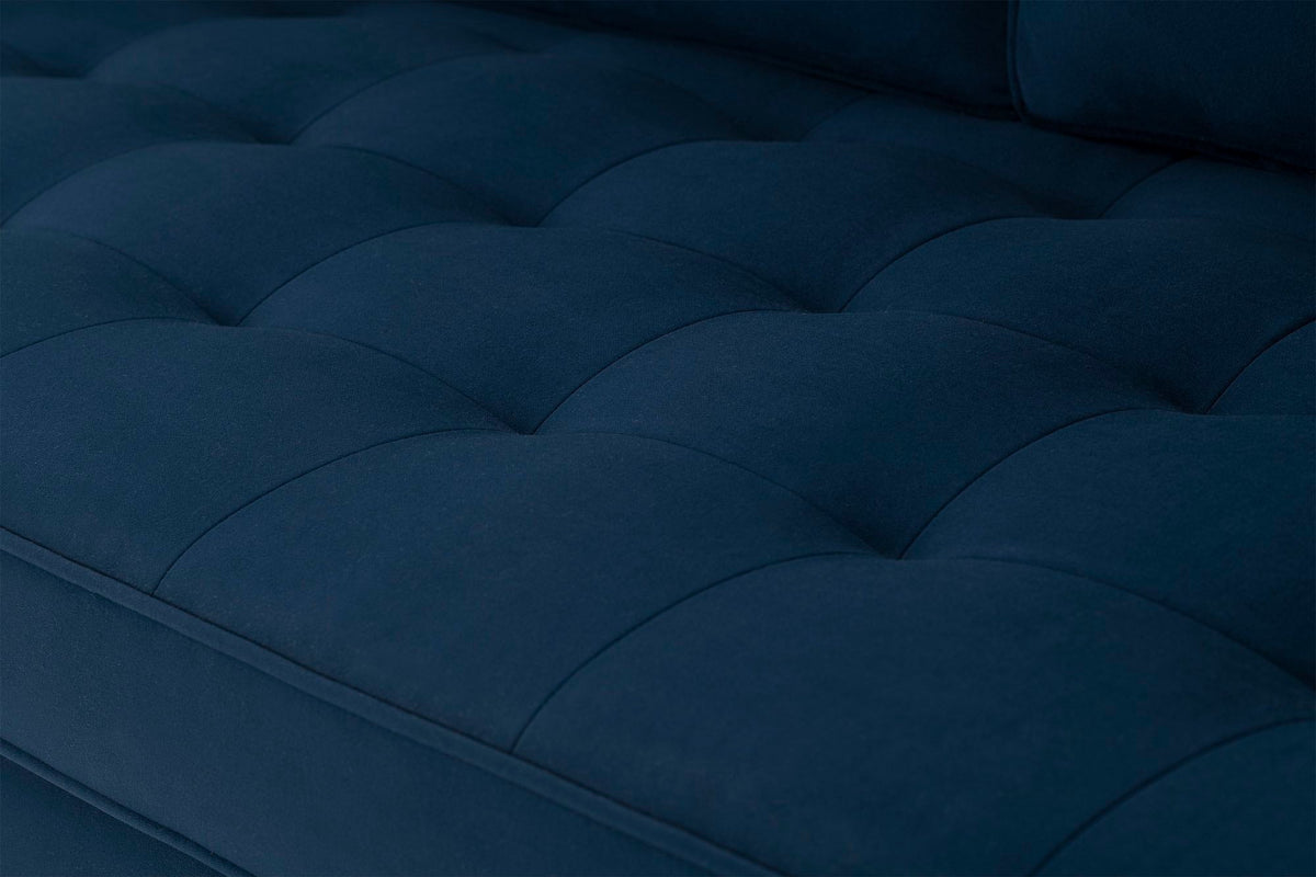 Dreisitzer-Sofa Model 02, Blaugrün